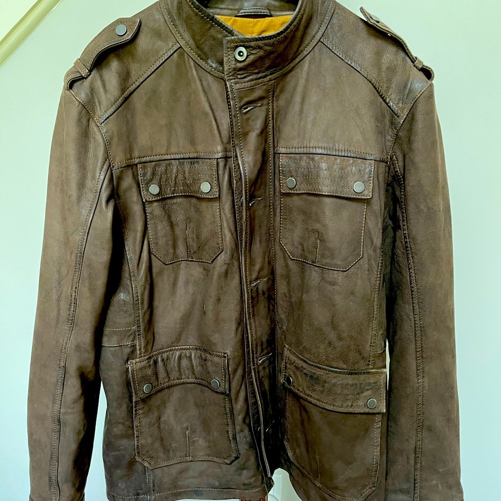 GUC men’s suede jacket